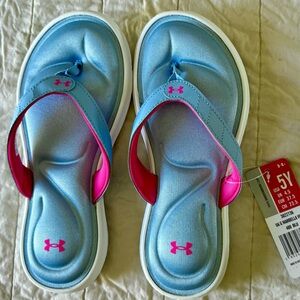 Under Armour flip flops
